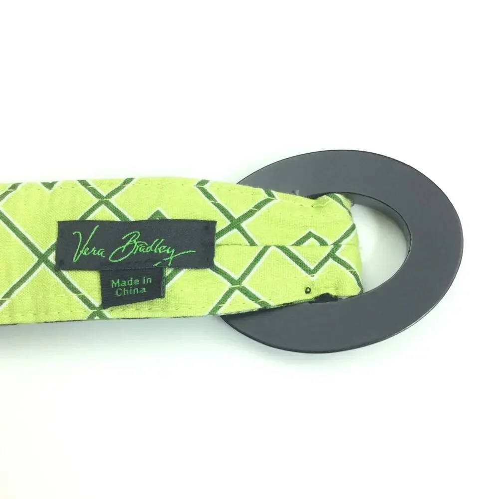 Vera Bradley Reversible Black Floral Belt
